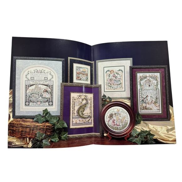 Vintage Mythical Moments Cross Stitch Pattern Book STONEY CREEK Dragons Castle - Picture 3 of 4